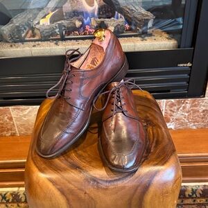 Bostonian Brown Leather Italian made Derby/ 9.5